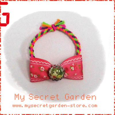 Vocaloid Megpoid Gumi メグッポイド グミ Anime Cabochon Hair Bows Hair Ties Bobbles Bracelet / Hair Clip